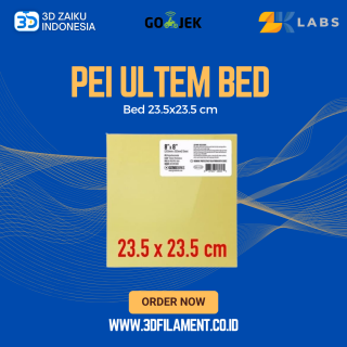 PEI Ultem Bed Tape Rekomendasi untuk 3D Printer Bed 235x235 mm